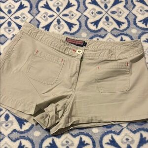 Vineyard Vines Tan Cargo Shorts Casual Cotton Blend